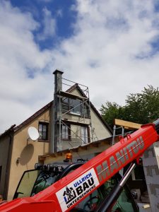 Rohbau Schornsteinbau