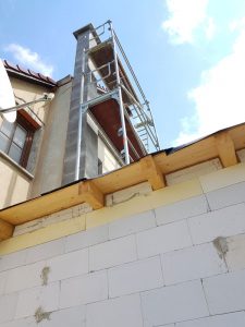 Rohbau Schornsteinbau