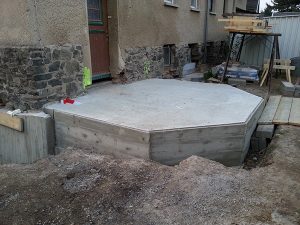 Komplettsanierung Leutersdorf Betonarbeiten