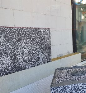 Fassade Leutersdorf mit Wärmedämmung